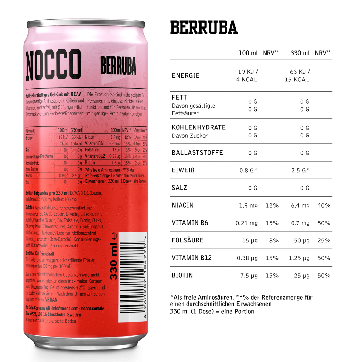 Nocco BCAA Drink