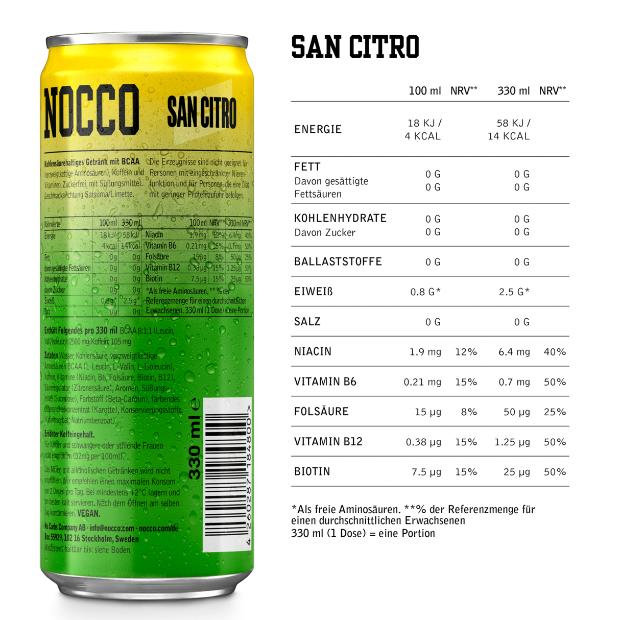 Nocco BCAA Drink