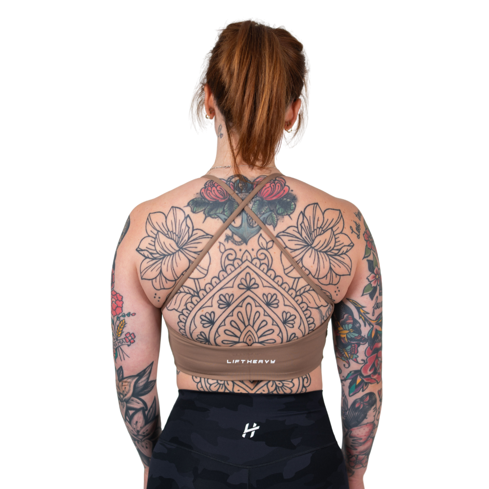 Lift Heavy Longline Strapped Back Bra - wodstore