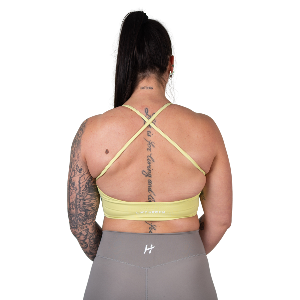 Lift Heavy Longline Strapped Back Bra - wodstore