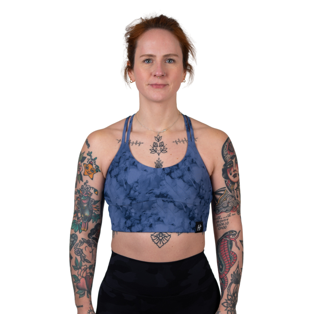 Lift Heavy Ribbed Tie Dye Bra - wodstore