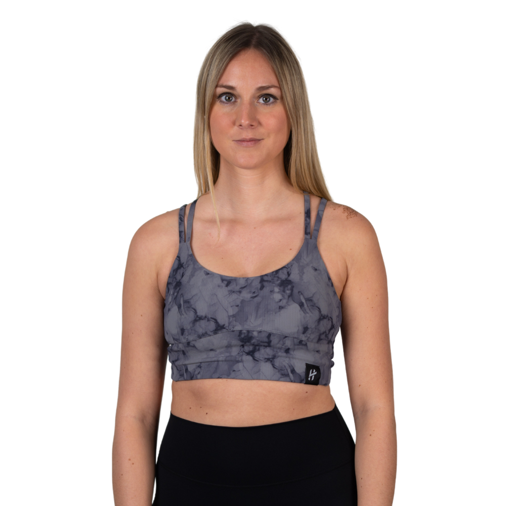 Lift Heavy Ribbed Tie Dye Bra - wodstore