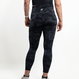 Lift Heavy High Waisted Training Leggings Black Camo Edition