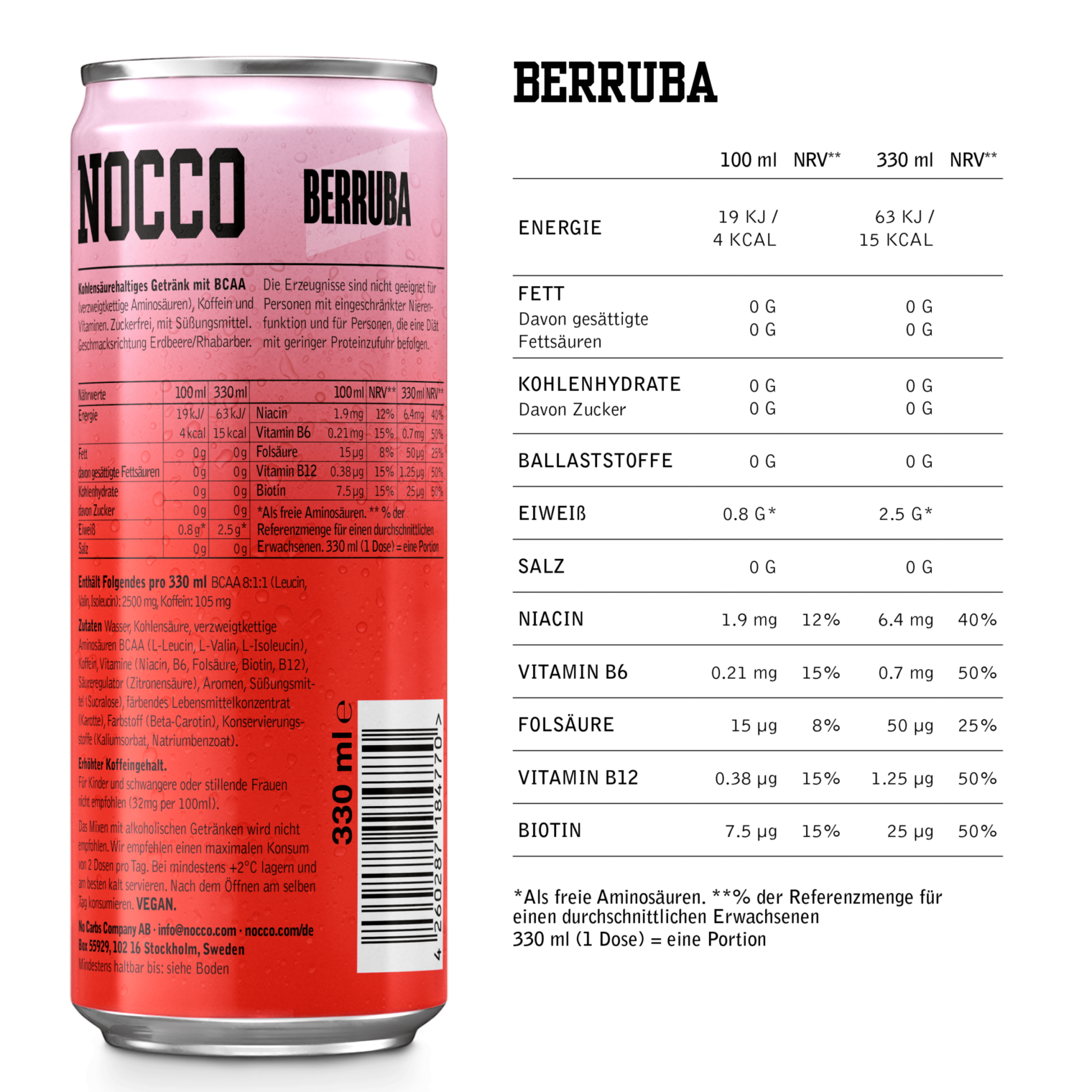 Nocco BCAA Drink