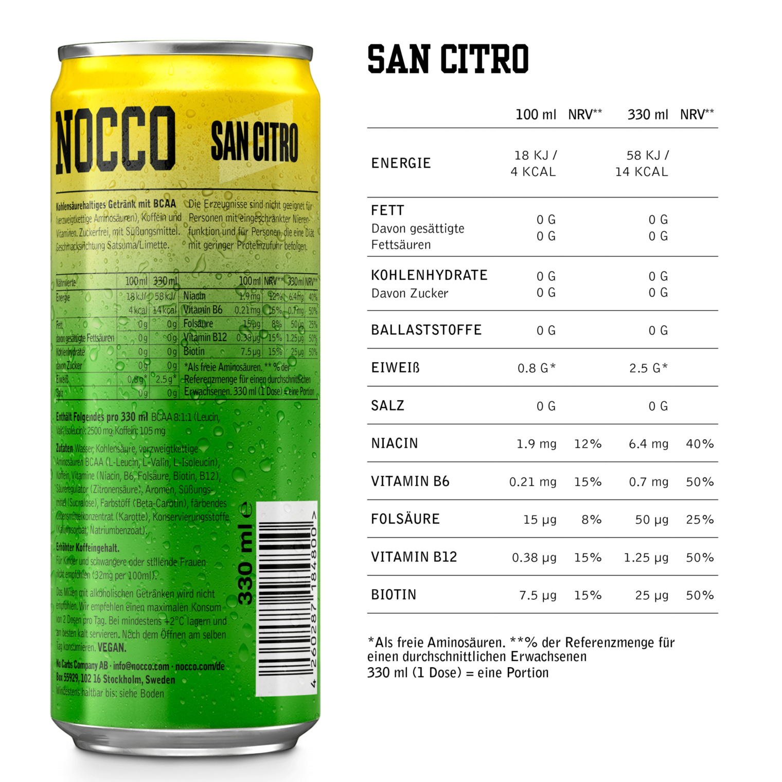 Nocco BCAA Drink