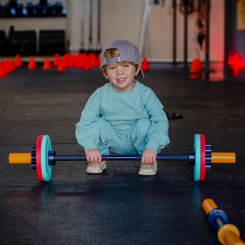 Fit Kidz Barbell & Bumper Plate Set