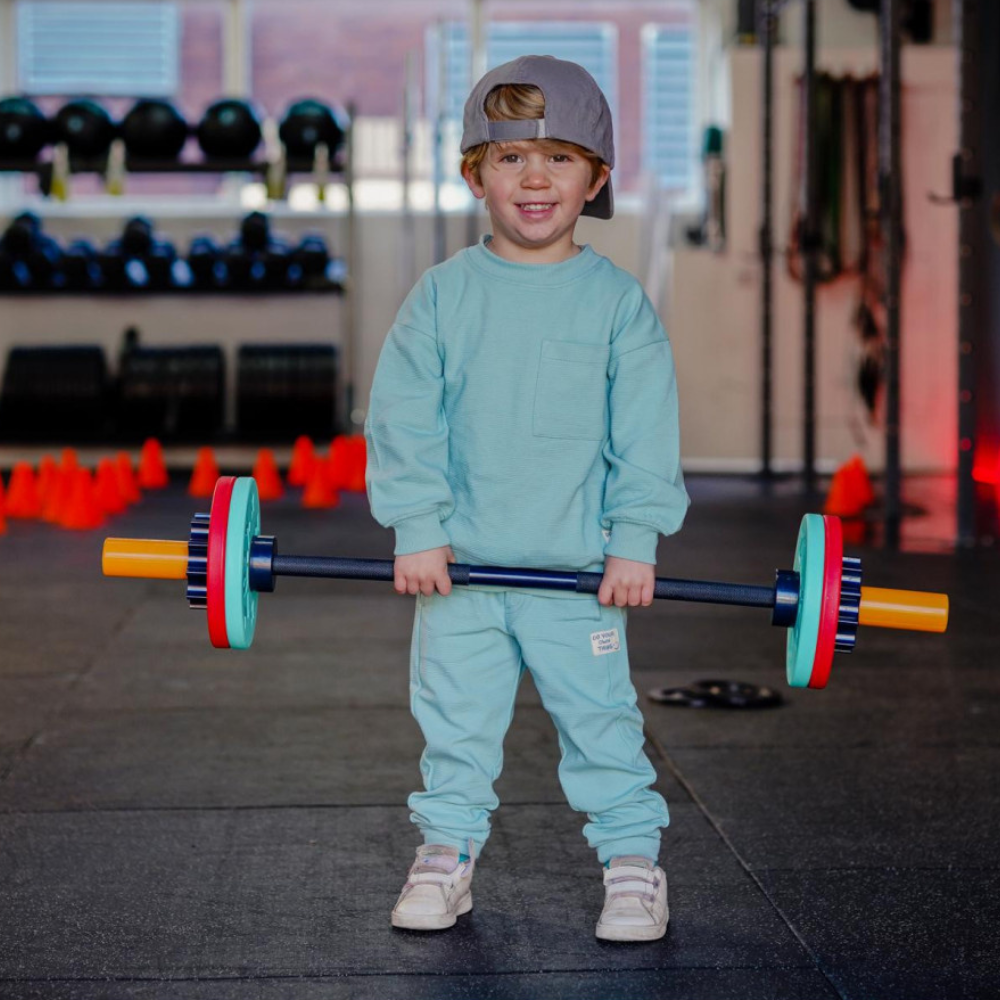 Fit Kidz Barbell & Bumper Plate Set