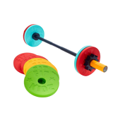 Fit Kidz Barbell & Bumper Plate Set