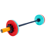 Fit Kidz Barbell & Bumper Plate Set