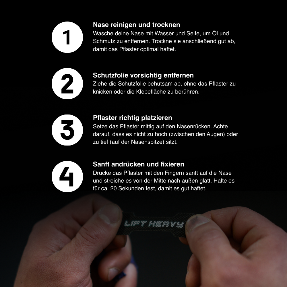 Lift Heavy Nasenpflaster