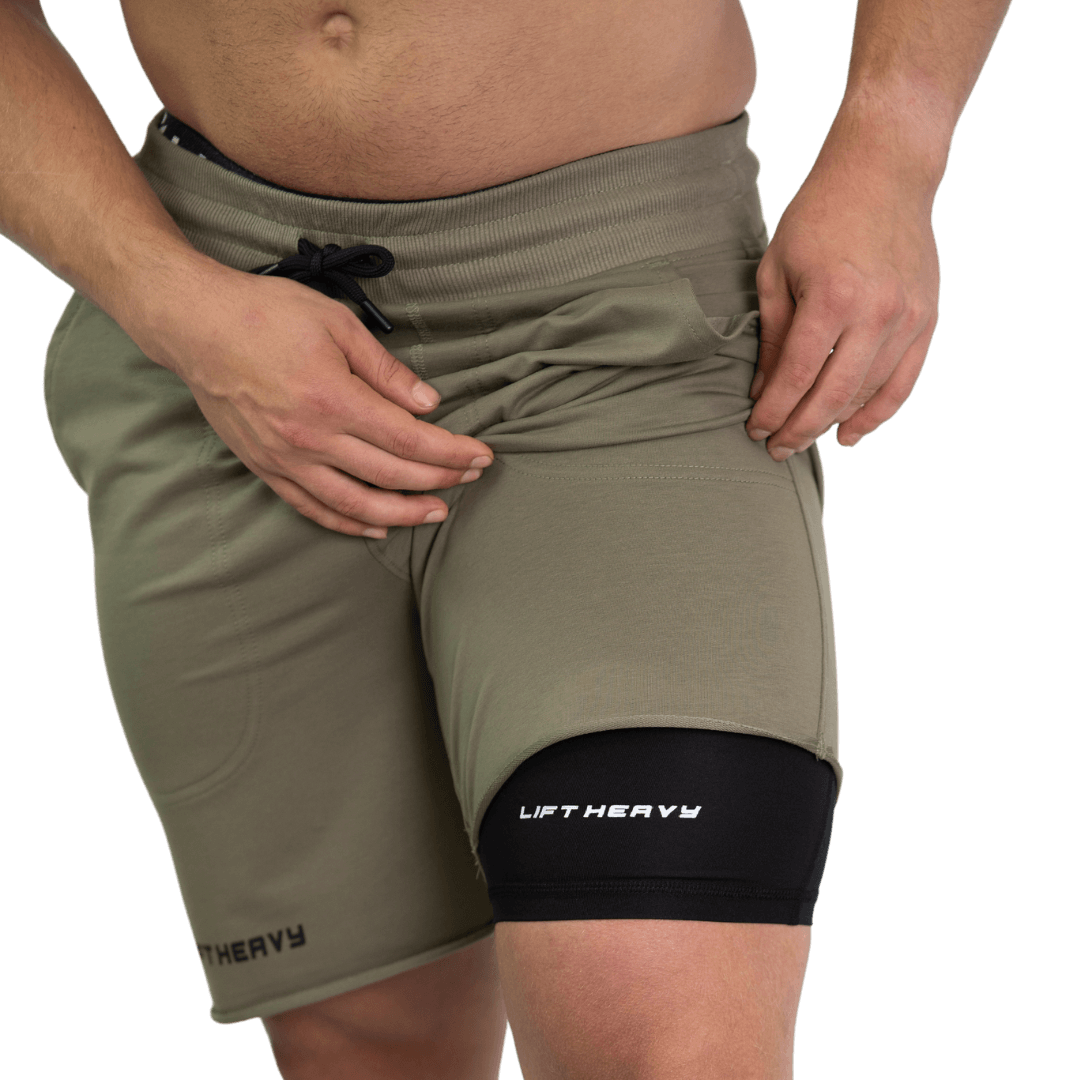 Lift Heavy Cotton Sport Shorts - wodstore